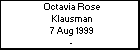 Octavia Rose Klausman