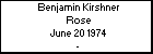 Benjamin Kirshner Rose