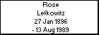 Rose Lefkowitz