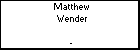 Matthew Wender